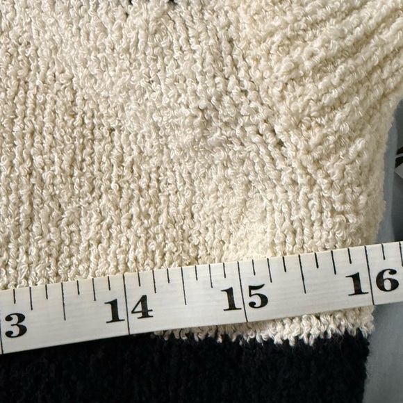 Free People Cream and Black Striped Knit Vest - Picture 5 of 7